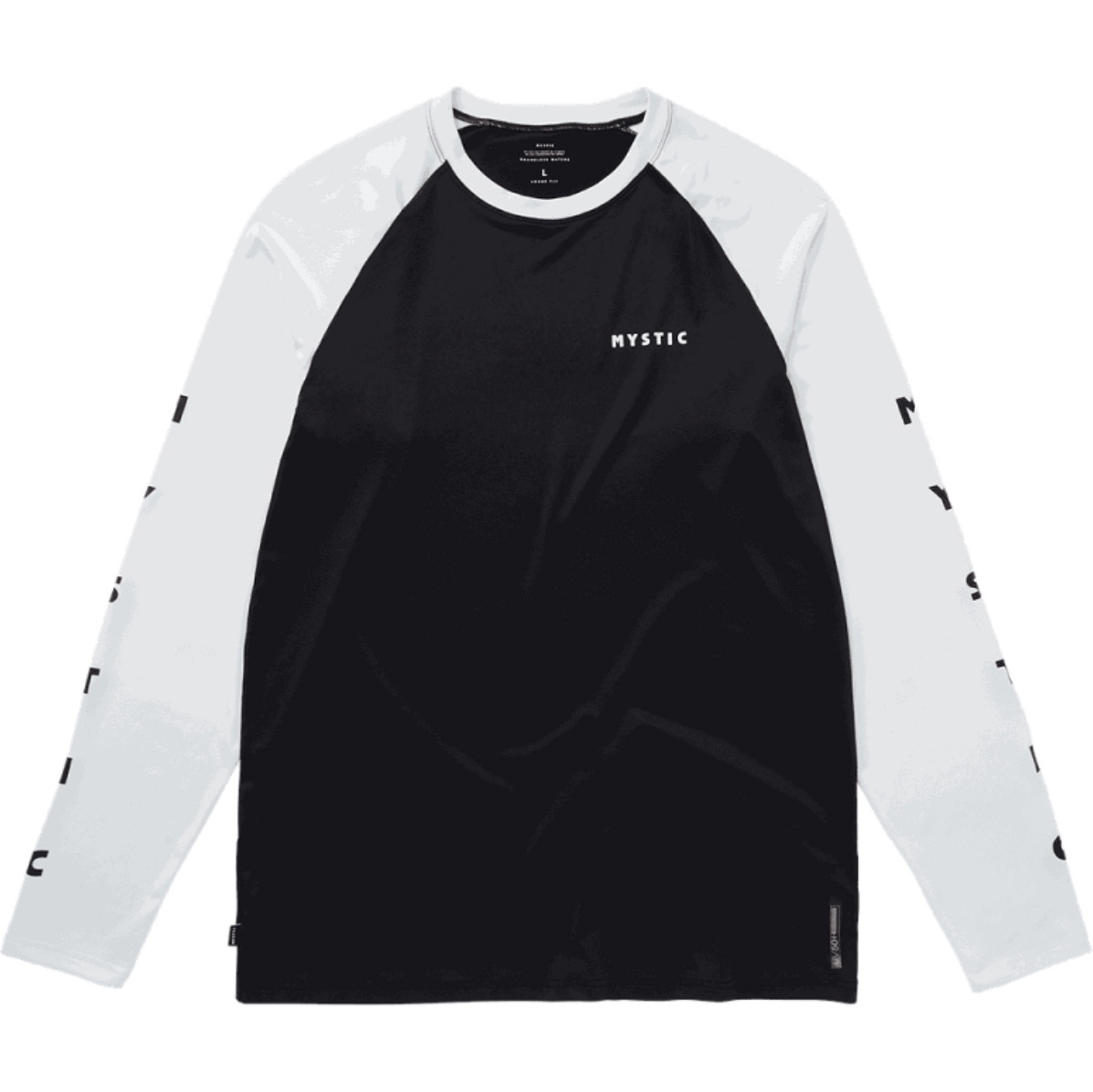 2025 Mystic Männer Bolt Long Sleeve Quickdry Tee 35001.240157 - Black / White